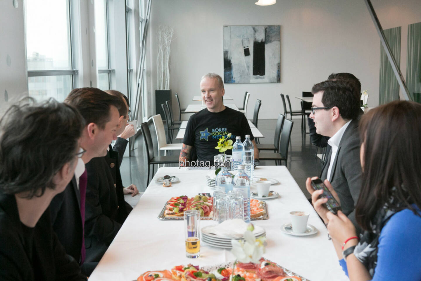 Josef Chladek, Gerhard Kürner (voestalpine), Paul Rettenbacher (THI), Susanne Trhal (Team sisu), Christian Drastil, Franz Ömer (bet-at-home.com), Klaus Fahrnberger (bet-at-home.com), Stephanie Bauer (voestalpine)