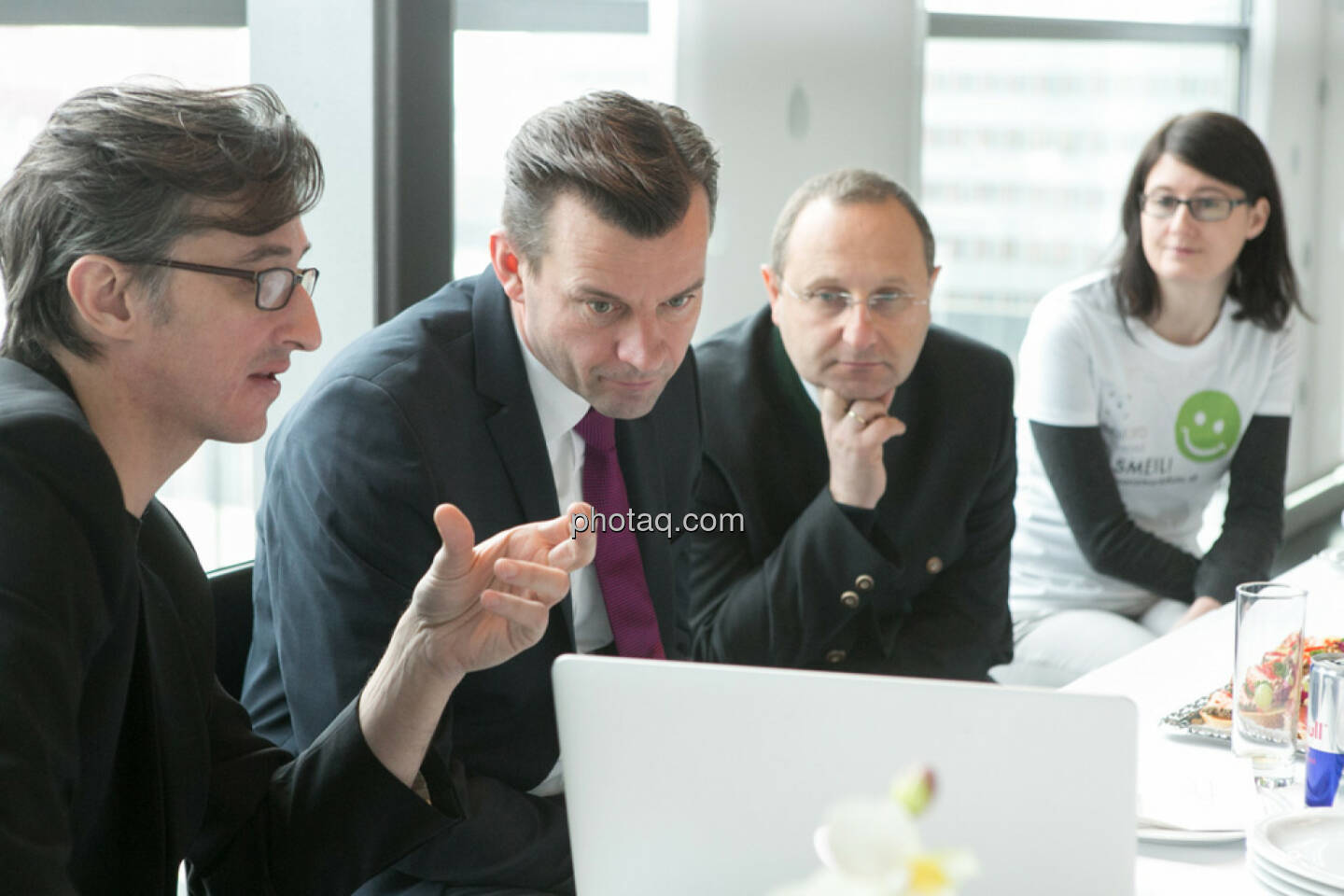 Josef Chladek, Gerhard Kürner (voestalpine), Paul Rettenbacher (THI), Susanne Trhal (Team sisu)