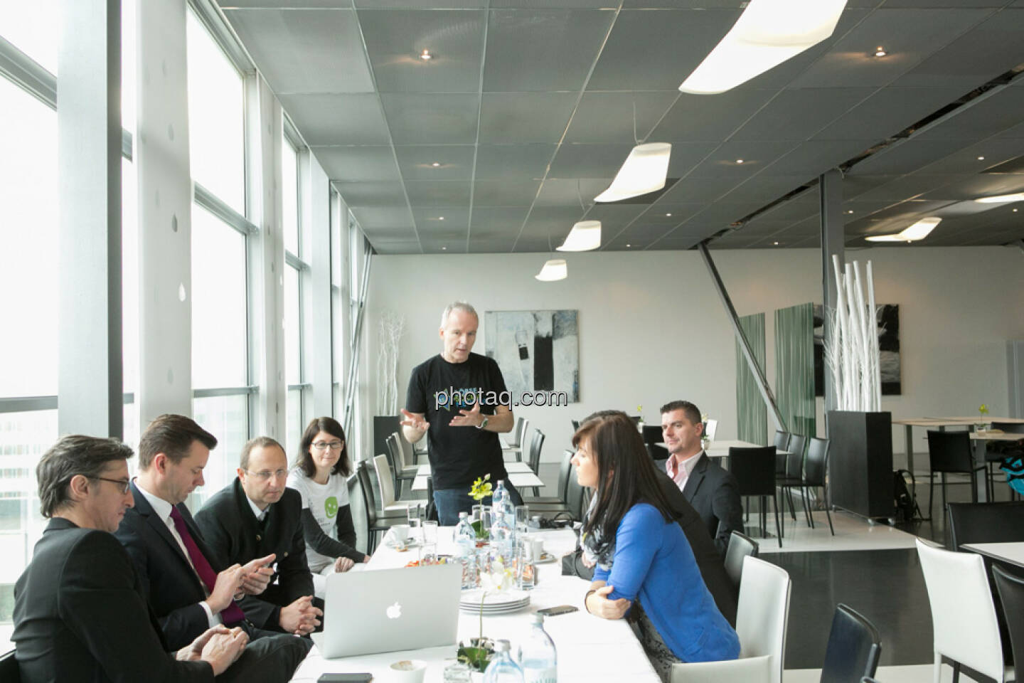 Josef Chladek, Gerhard Kürner (voestalpine), Paul Rettenbacher (THI), Susanne Trhal (Team sisu), Christian Drastil, Franz Ömer (bet-at-home.com), Klaus Fahrnberger (bet-at-home.com), Stephanie Bauer (voestalpine)