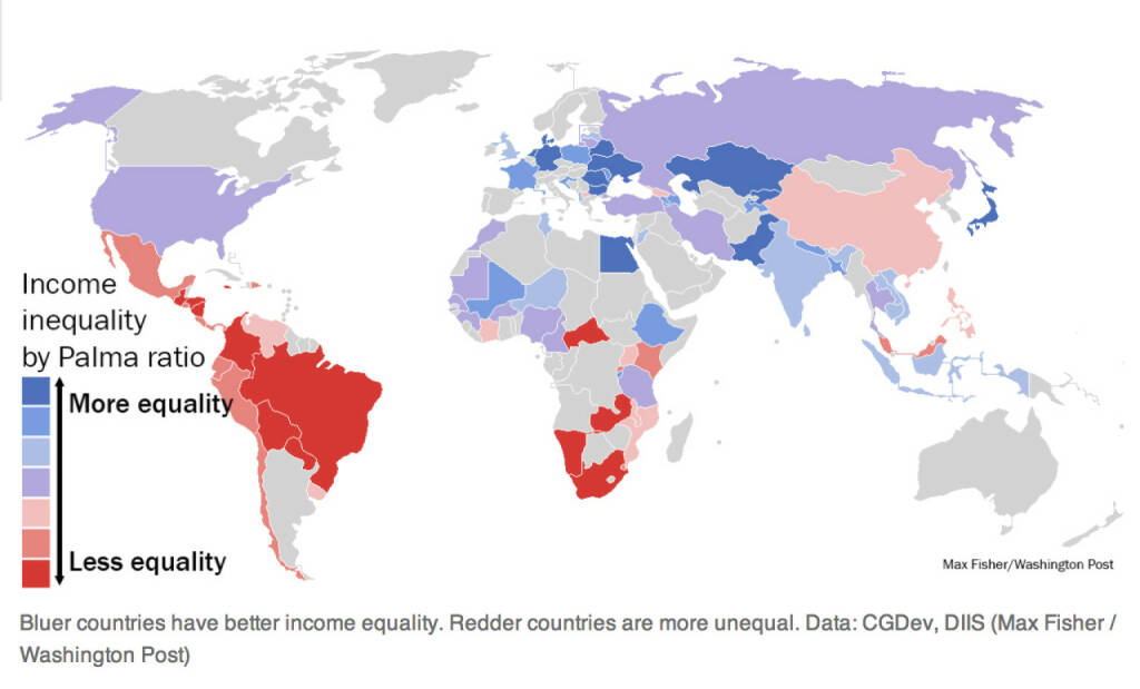 How countries compare on economic inequality (25.01.2014) 