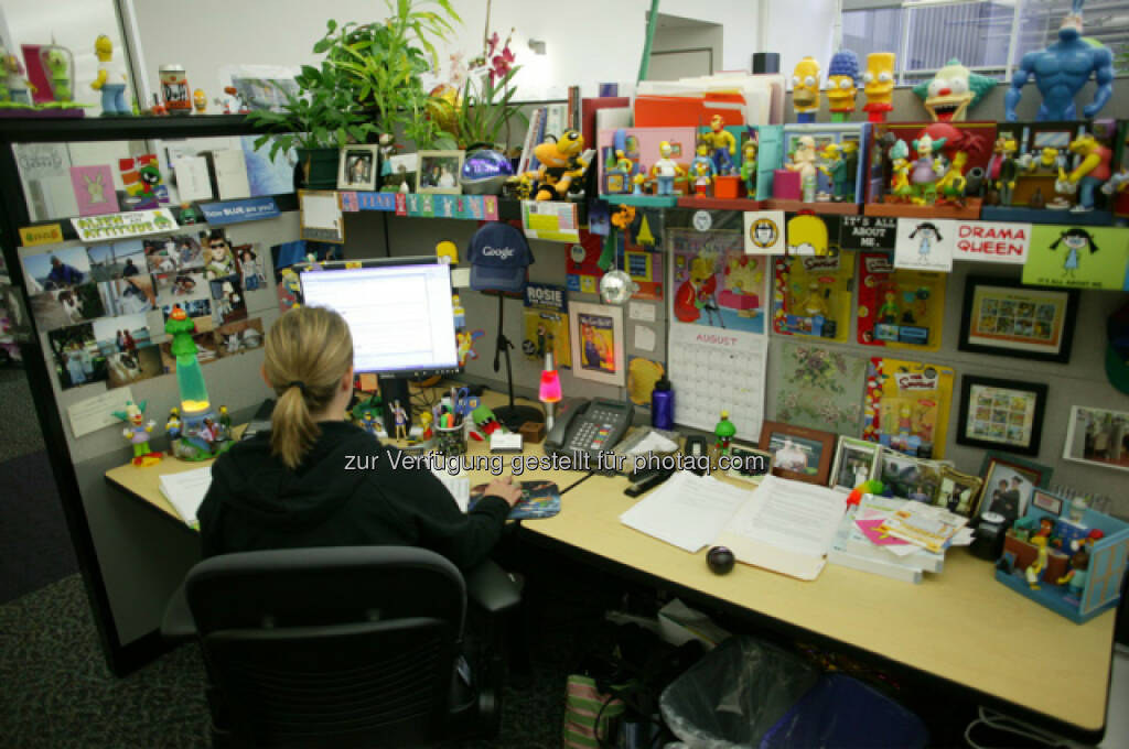 Arbeitsbereich im Google Hauptsitz in Mountain View, © Google (Homepage) (25.01.2014) 