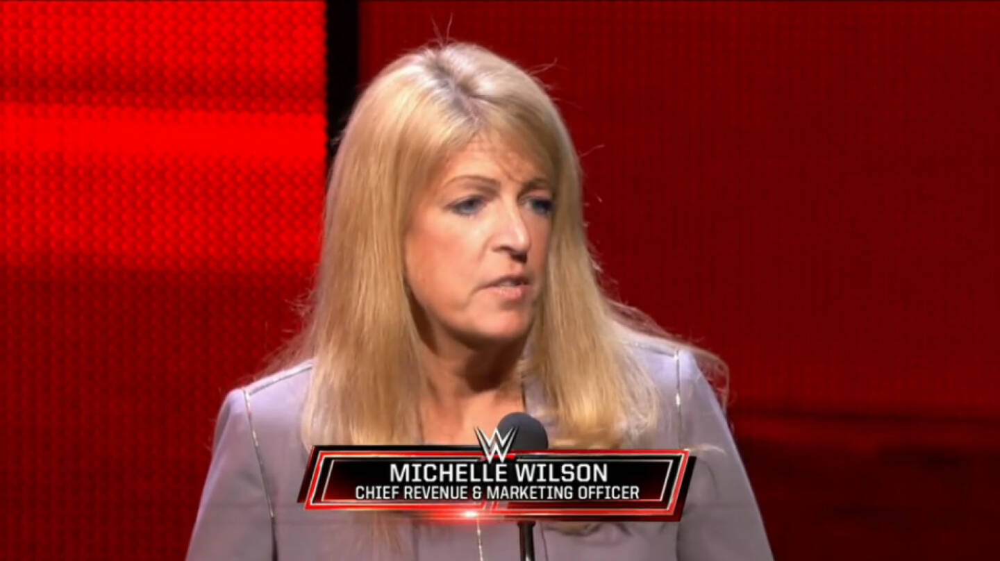 Michelle Wilson (Chief Revenue & Marketing Officer WWE), WWE-Inc.  (Screenshots Film Homepage)