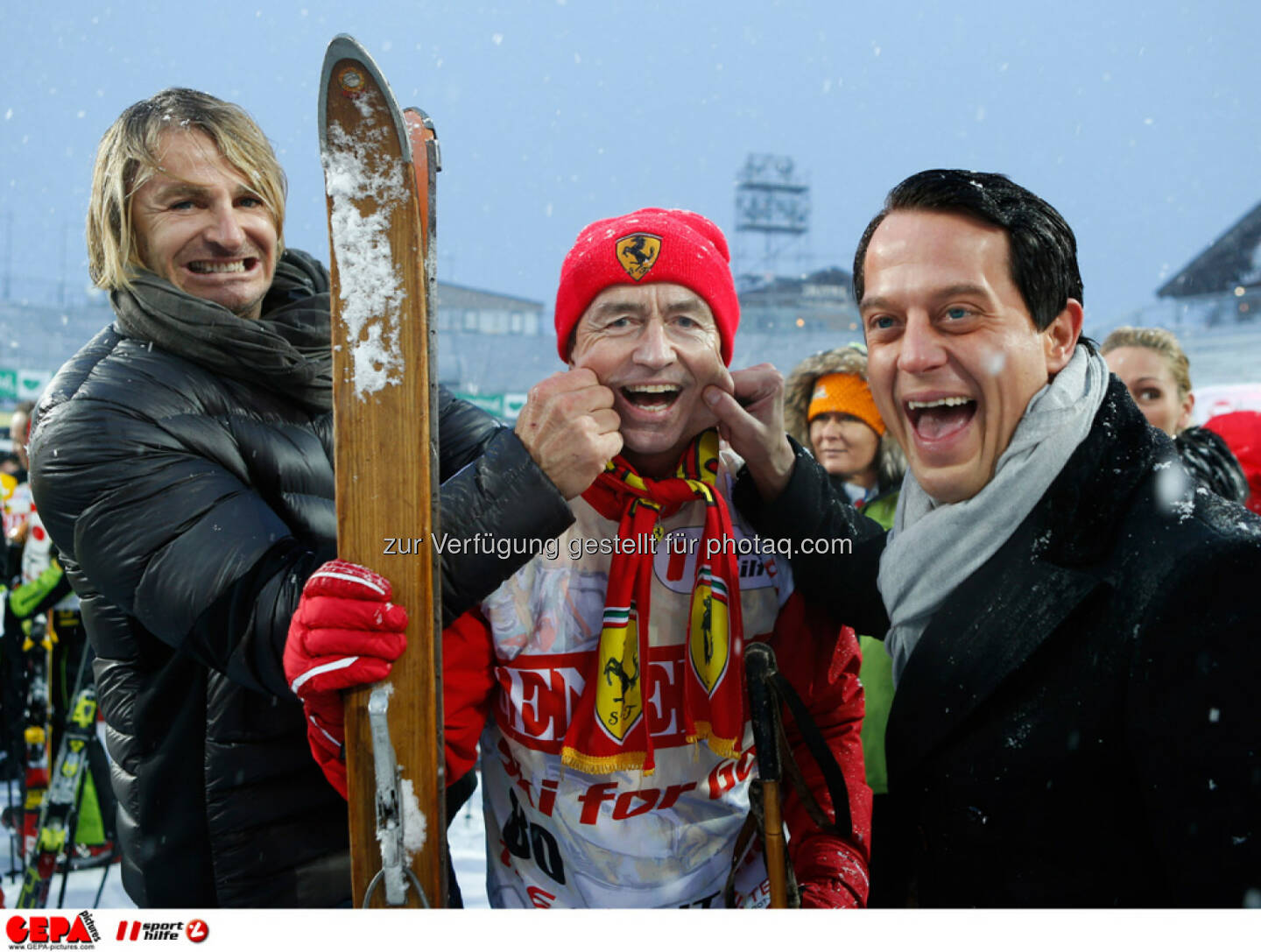 Sporthilfe Charity Race. Bild zeigt Leo Hillinger, Heribert Kasper und Gregor Glanz.
Foto: GEPA pictures/ Wolfgang Grebien