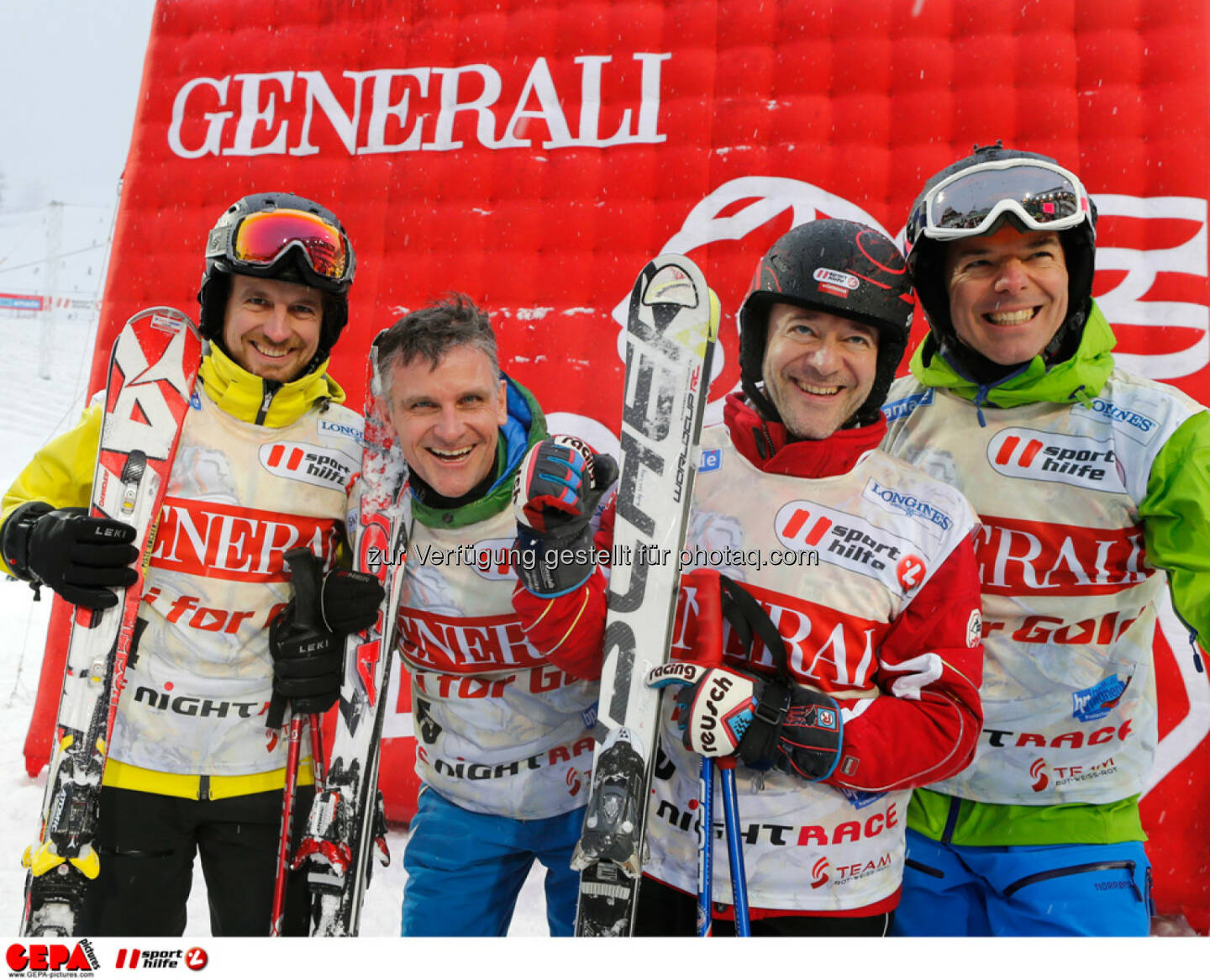 Sporthilfe Charity Race. Bild zeigt Christian Fellner, Martin Klade, Andy Lee Lang und Peter Stark (Team Fleurop III). Foto: GEPA pictures/ Wolfgang Grebien