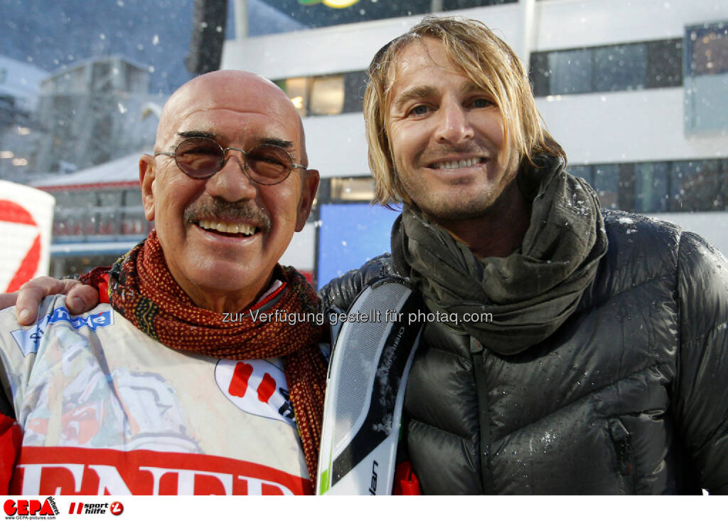 Sporthilfe Charity Race. Bild zeigt Otto Retzer und Leo Hillinger. Foto: GEPA pictures/ Harald Steiner, © GEPA/Sporthilfe (27.01.2014) 