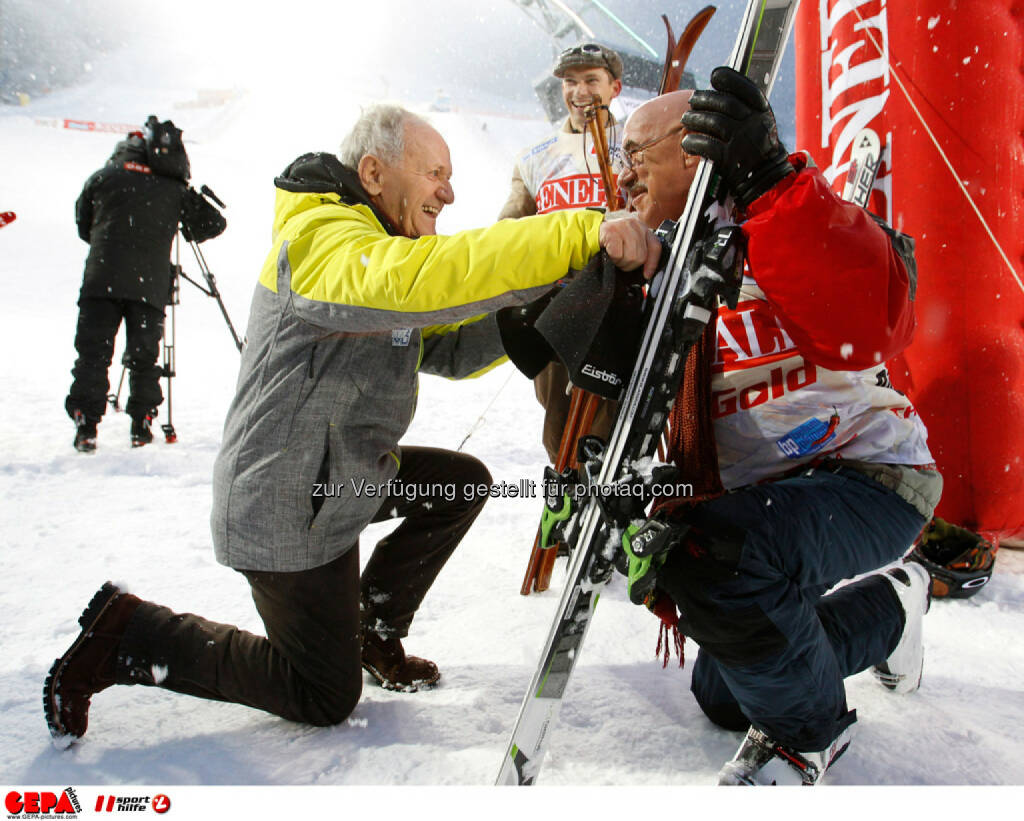 Sporthilfe Charity Race. Bild zeigt Charly Kahr und Otto Retzer. Foto: GEPA pictures/ Harald Steiner, © GEPA/Sporthilfe (27.01.2014) 
