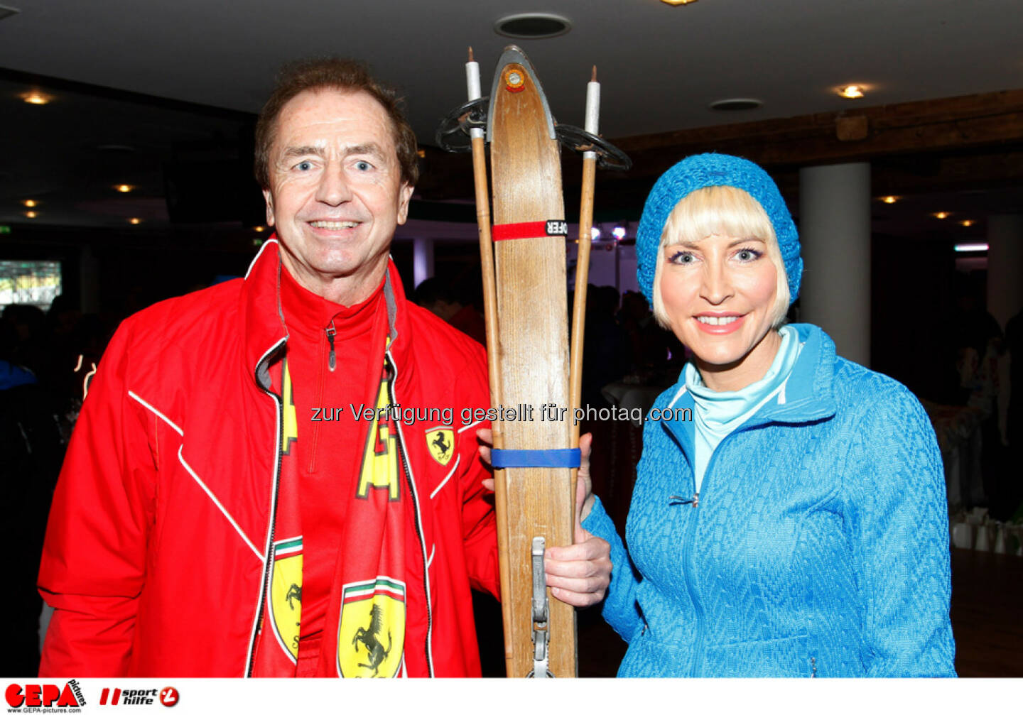 Sporthilfe Charity Race. Bild zeigt Heribert Kasper und Heather Mills. Foto: GEPA pictures/ Harald Steiner