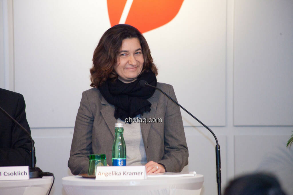Angelika Kramer, © Michaela Mejta für finanzmarktfoto.at (30.01.2014)