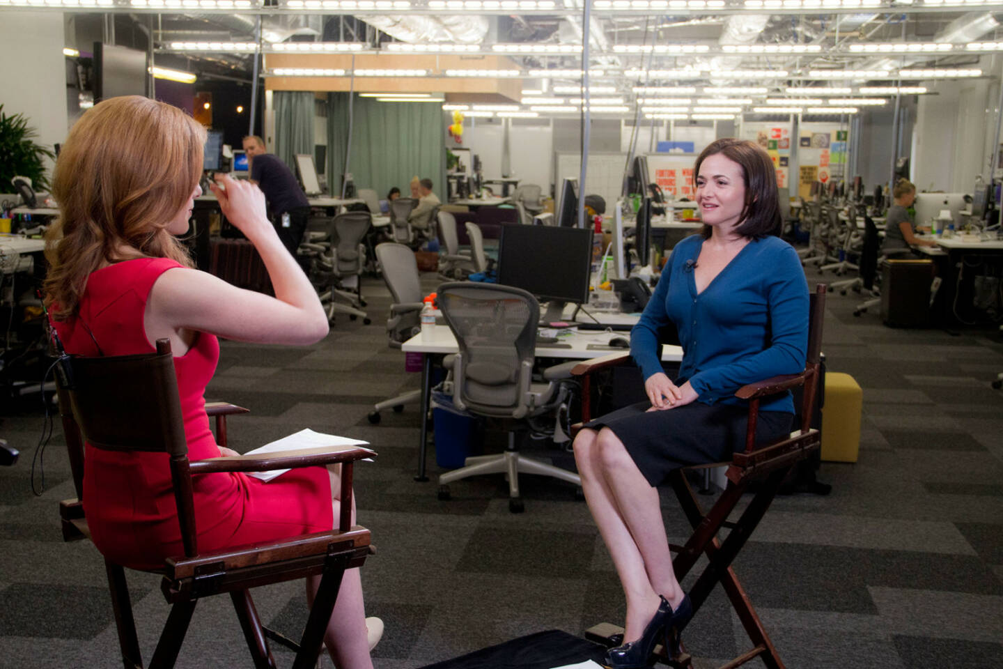 Sheryl Sandberg (facebook) interviewed on CNBC