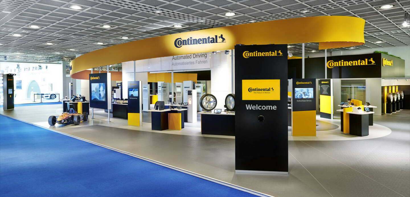 Der Continental-Stand auf der IAA 2013.