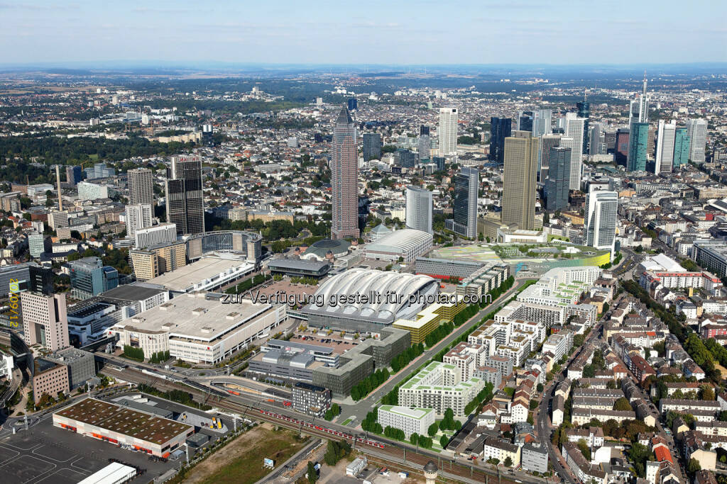 CA Immo verkauft zentral gelegenes Hotel- und Hochhausgrundstück in Frankfurt. Europaviertel Frankfurt, Architektur und Baumassen, Fotocredit: CA Immo,  (04.02.2014) 