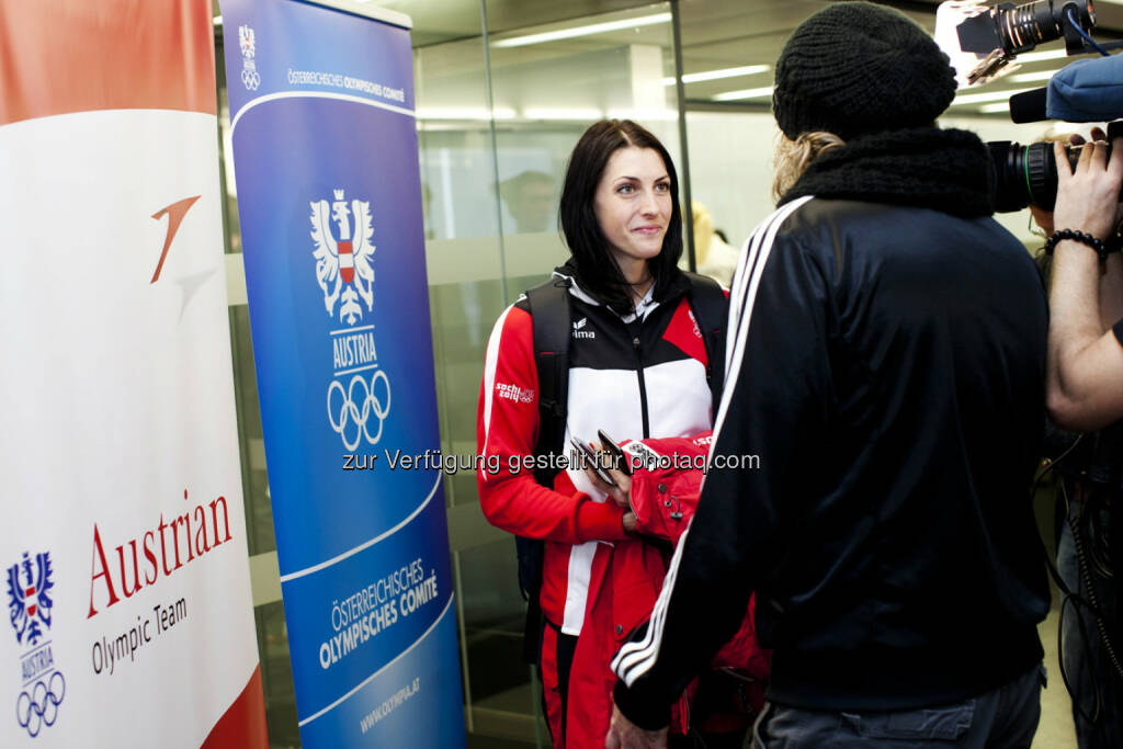 Janine Flock, © Austrian Airlines Group/Pauty (04.02.2014) 