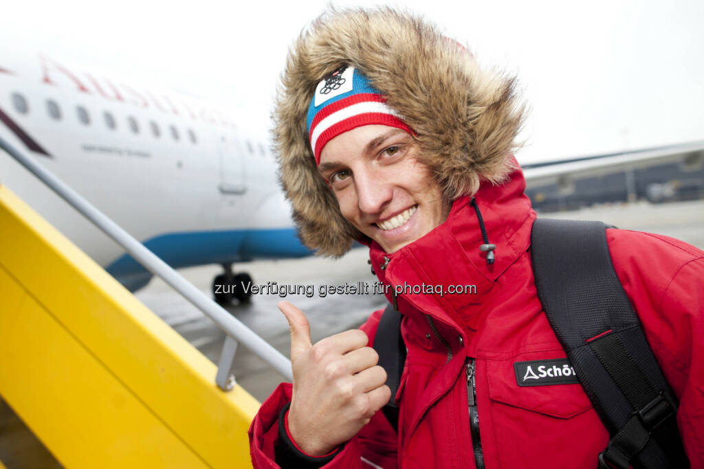 Gregor Schlierenzauer, © Austrian Airlines Group/Pauty (04.02.2014) 
