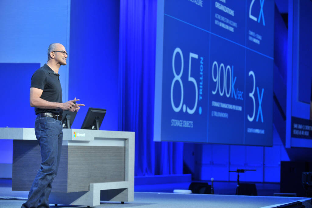 Satya Nadella, CEO Microsoft Corp. (C) Joe Malinao, © Microsoft Corp. (Homepage) (04.02.2014) 