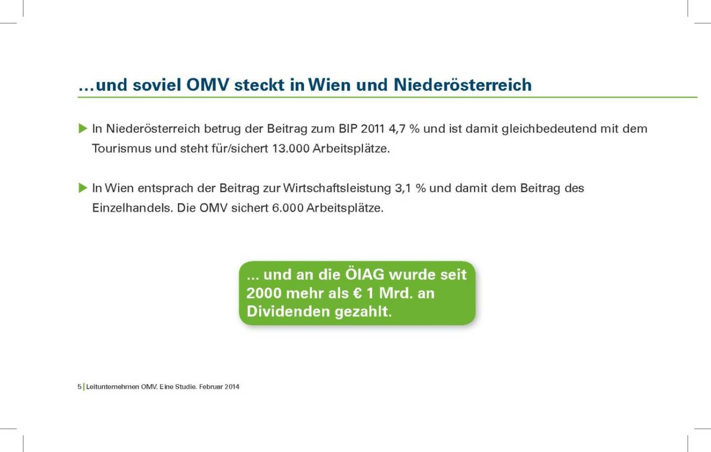 ...und soviel OMV steckt in Wien und Niederösterreich