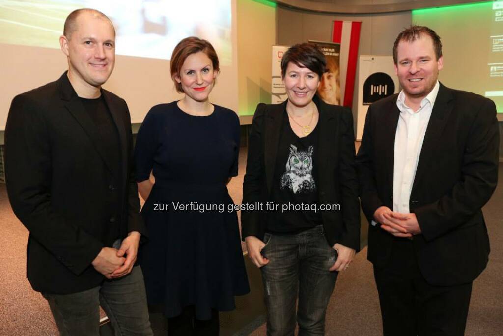 Dani Terbu, Dieter Zirnig, Katja Hentschel, Rudi Fußi (Bild: Katharina Schiffl) (10.02.2014) 