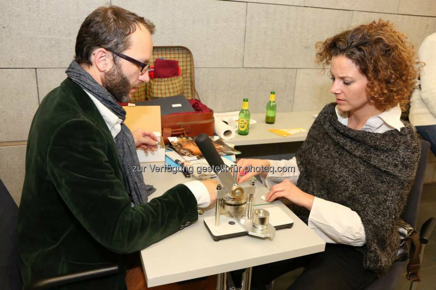 Leo Sauermann, Sabine Hoffmann (Bild: Katharina Schiffl)