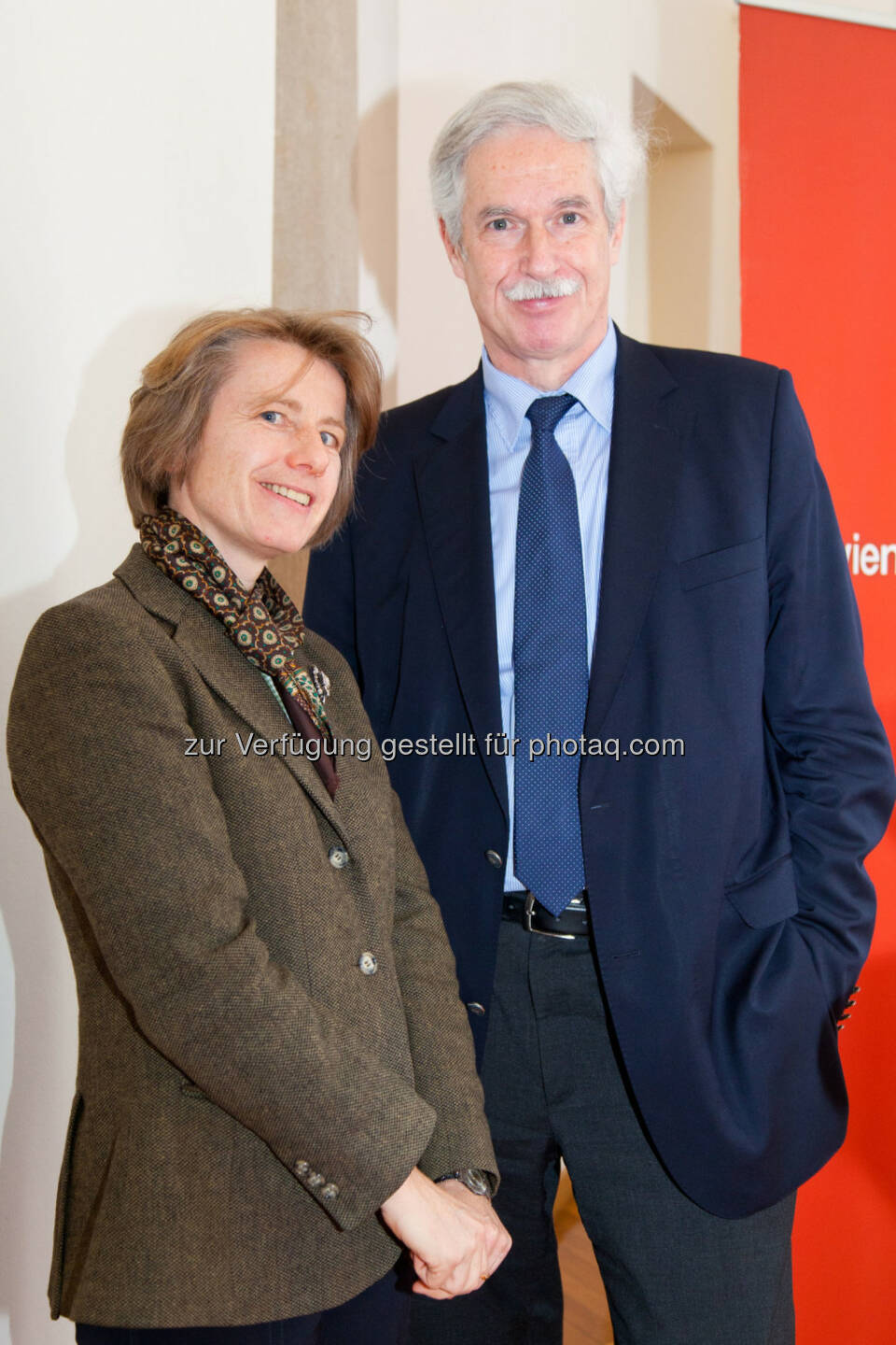 Susanne Kalss (Professorin am Institut für Zivil- und Unternehmensrecht an der Wirtschaftsuniversität Wien), Otto Lucius (Geschäftsführer Bank Verlag) (Bild: Foto Weinwurm)