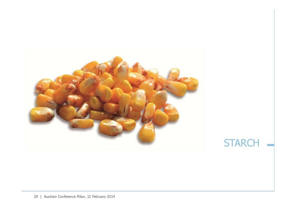Starch / Stärke, © Agrana (13.02.2014) 
