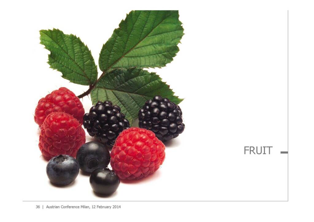 Fruit / Frucht, © Agrana (13.02.2014) 