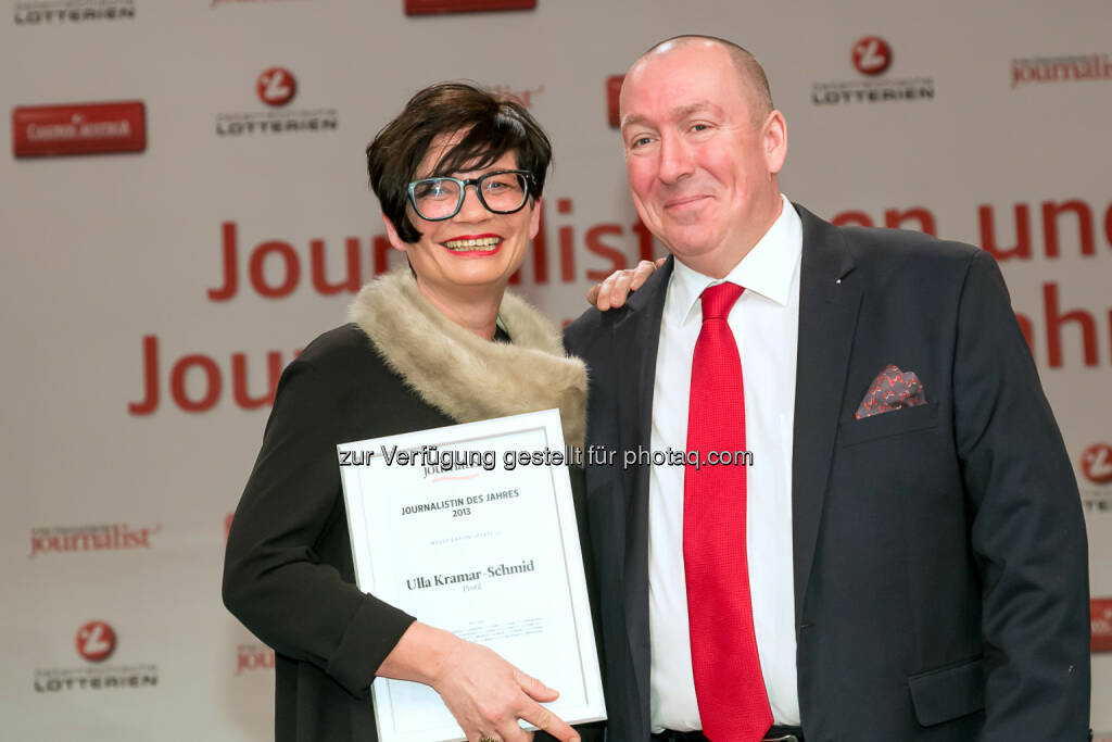 Ulla Kramar-Schmid (profil), Georg Taitl (“Der Österreichische Journalist”), © Der österreichische Journalist/APA-Fotoservice/Schedl (13.02.2014) 