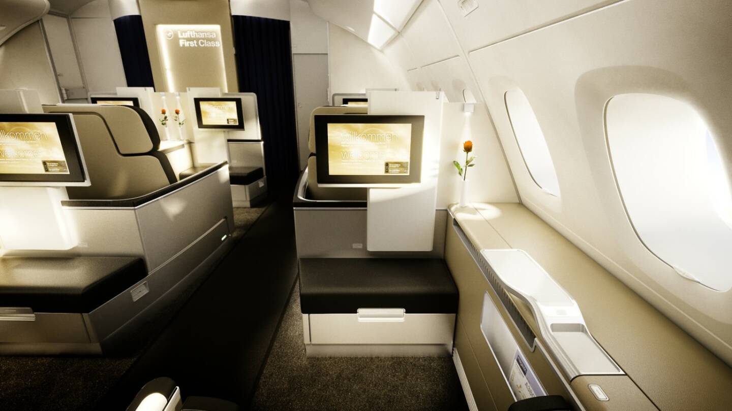 Lufthansa First Class Cabin 2010, A380 