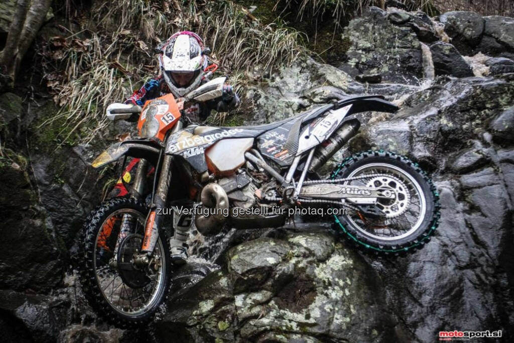 Lars Enöckl, Erzbergrodeo Friends Motorradreporter Team: mit Platz 9 der beste Österreicher beim international besetzten Xtreme Enduro Rennen Hell`s Gate in Italien (18.02.2014) 