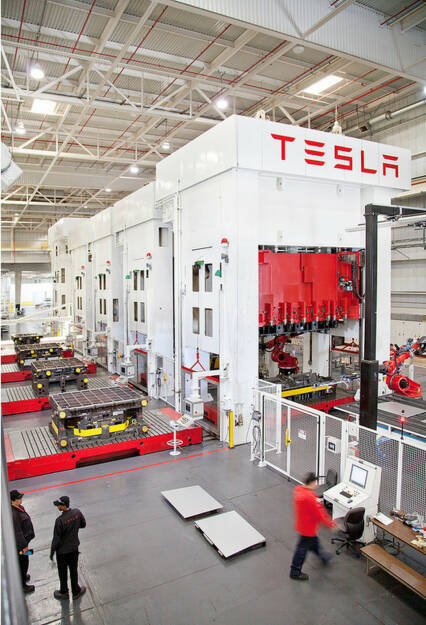 Tesla Motors, Stamping, © Tesla Motors Inc. (Homepage) (22.02.2014) 