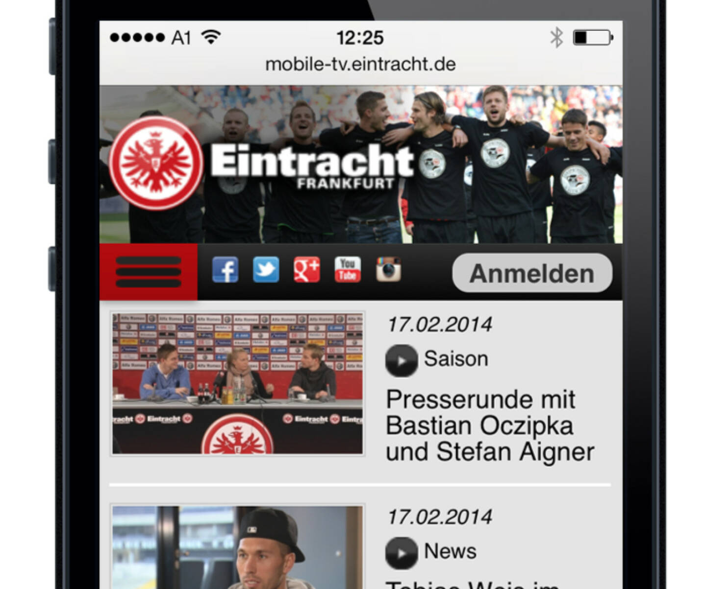 Laola1.tv erweitert seine Kooperation mit Eintracht Frankfurt: Das Multimedia-Unternehmen ist für die Erstellung der mobilen Website von „EintrachtTV“ verantwortlich. Bereits seit Oktober letzten Jahres verantwortet Laola1.tv den Betrieb der neuen offiziellen Club-TV-Präsenz des Bundesligisten