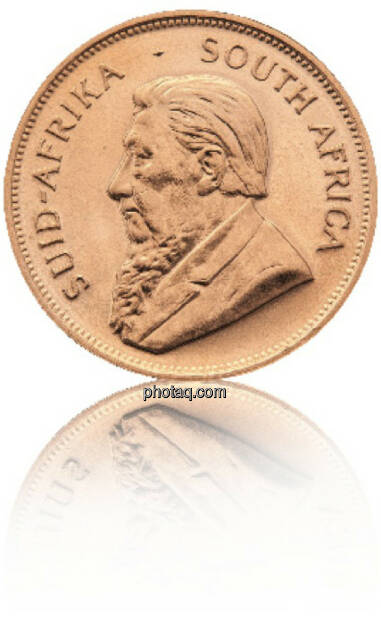 Krugerrand 1/1 Hersteller: Rand Refinery Herkunftsland: Südafrika Durchmesser: 32,70 mm Dicke: 2,80 mm Feingewicht: 31,103 Bruttogewicht: 33,930 Feinheit: 916,66 Erstprägung: 1967, © philoro für ein Fachheft (26.02.2014) 