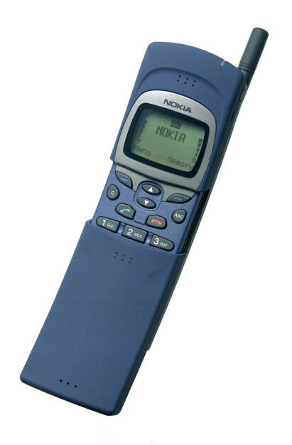 Nokia 8110, GSM handportable, 1996, © Nokia Corp. (Homepage) (28.02.2014) 