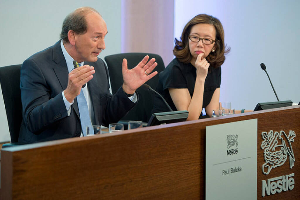 Paul Bulcke and Wan Ling Martello, Nestlé, © Nestlé (Homepage) (04.03.2014) 