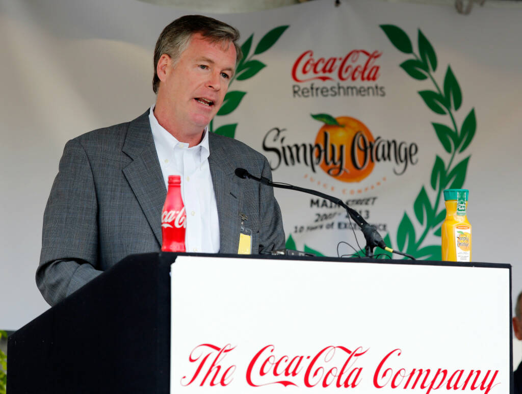 Steve Cahillane President, Coca-Cola Americas  (Photo by Scott Iskowitz/Invision for Coca-Cola/AP Images), © Coca-Cola Company(Homepage) (08.03.2014) 