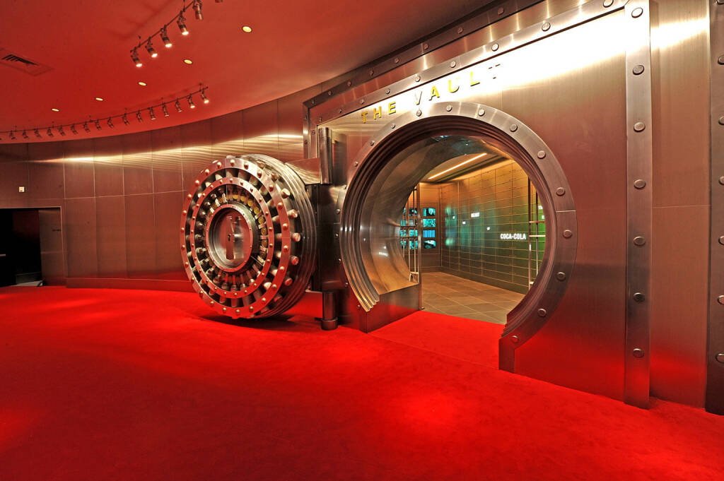 The Vault of the Secret Formula at The World of Coca-Cola, © Coca-Cola Company(Homepage) (08.03.2014) 