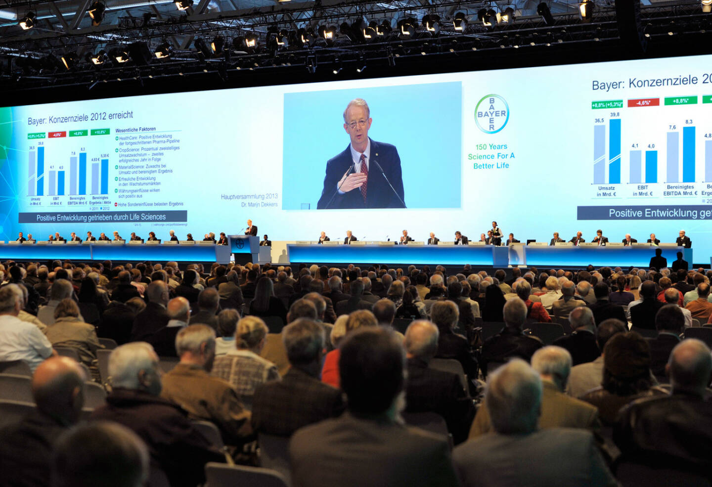 Marijn Dekkers, Vorstandsvorsitzender der Bayer AG,  Hauptversammlung 2013 

