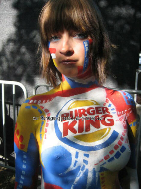 Corporate Bodypainting Burger King, © <a href=