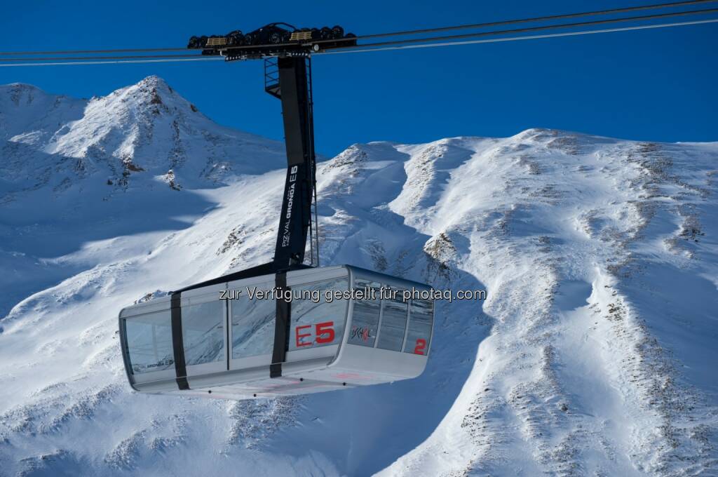 Neue Pendelbahn der Silvrettaseilbahn AG in Ischgl läuft mit Antriebs- und Elektrotechnik von Siemens - in Zusammenarbeit mit der Doppelmayr Gruppe wurde die komplette Antriebs- und Elektrotechnik für die neue Seilbahn „Piz Val Gronda E5“ der Silvrettaseilbahn AG geliefert. (Bild: Siemens) (11.03.2014) 