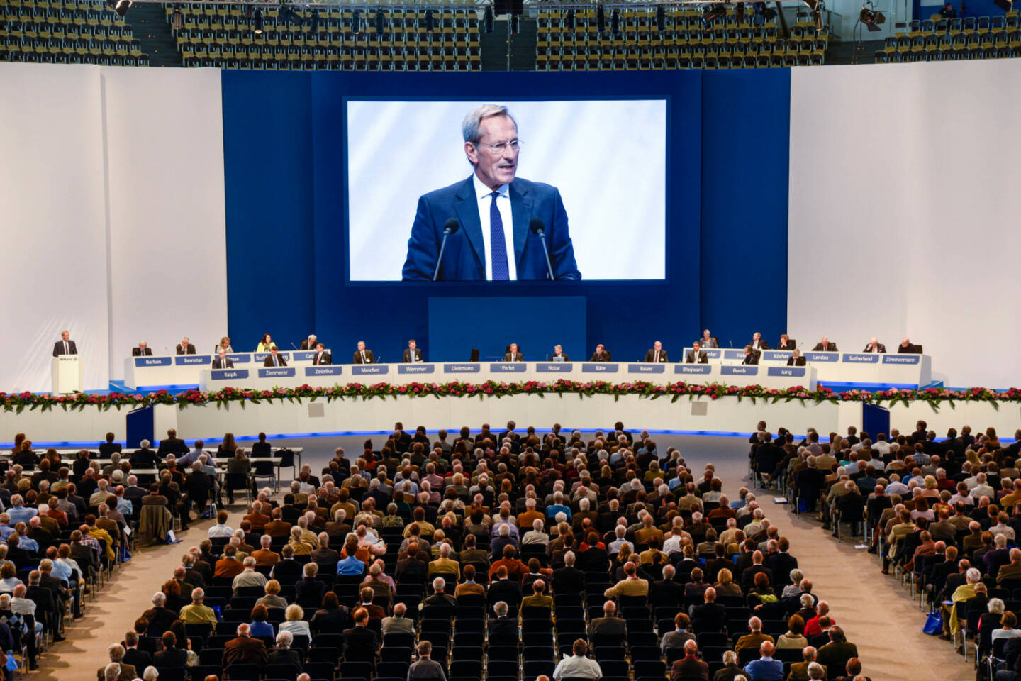 Michael Diekmann auf der Allianz Hauptversammlung 2013 in der Olympiahalle, München