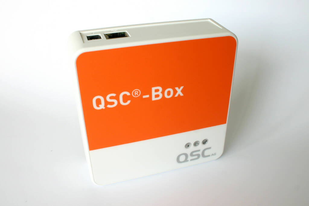 Die QSC-Box, © QSC AG (Homepage) (14.03.2014) 