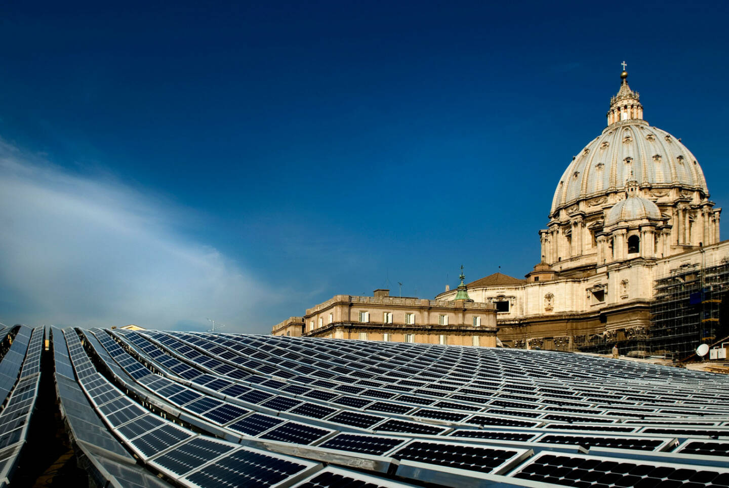 Solarstrom beim Papst, Solarzellen, Vatikan, Rom, SolarWorld AG