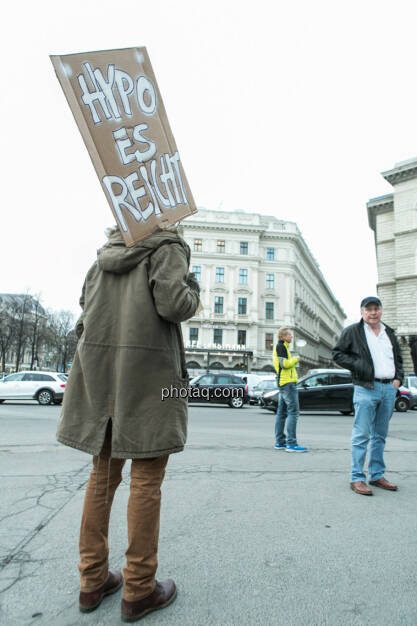 Hypo es reicht- Hypo Demonstration in Wien am 18.03.2014, © Martina Draper/finanzmarktfoto.at (18.03.2014) 