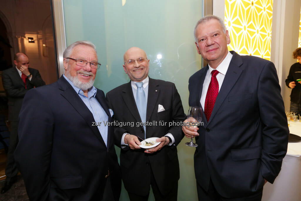 Konrad Rumpold, Werner Albeseder, Friedrich Spritzey (geschäftsführender Gesellschafter der SOT Süd-Ost Treuhand), © Richard Tanzer (19.03.2014) 