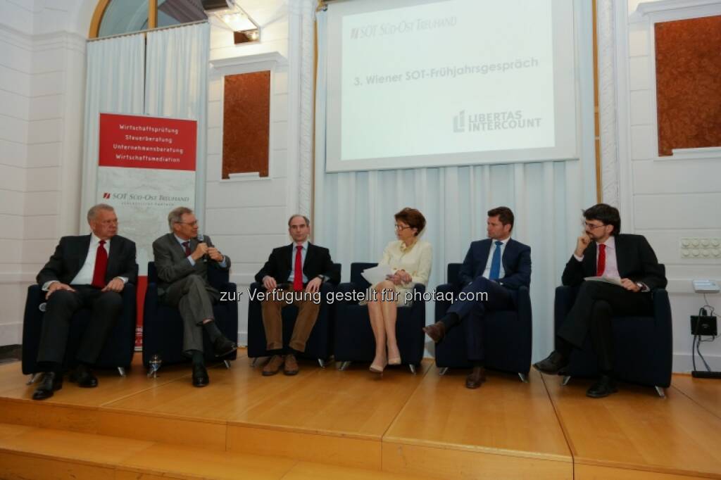 Friedrich Spritzey,  Rainer Münz, Peter Brandner, Karin Keglevich, Thomas Jost, Erik Händeler, © Richard Tanzer (19.03.2014) 