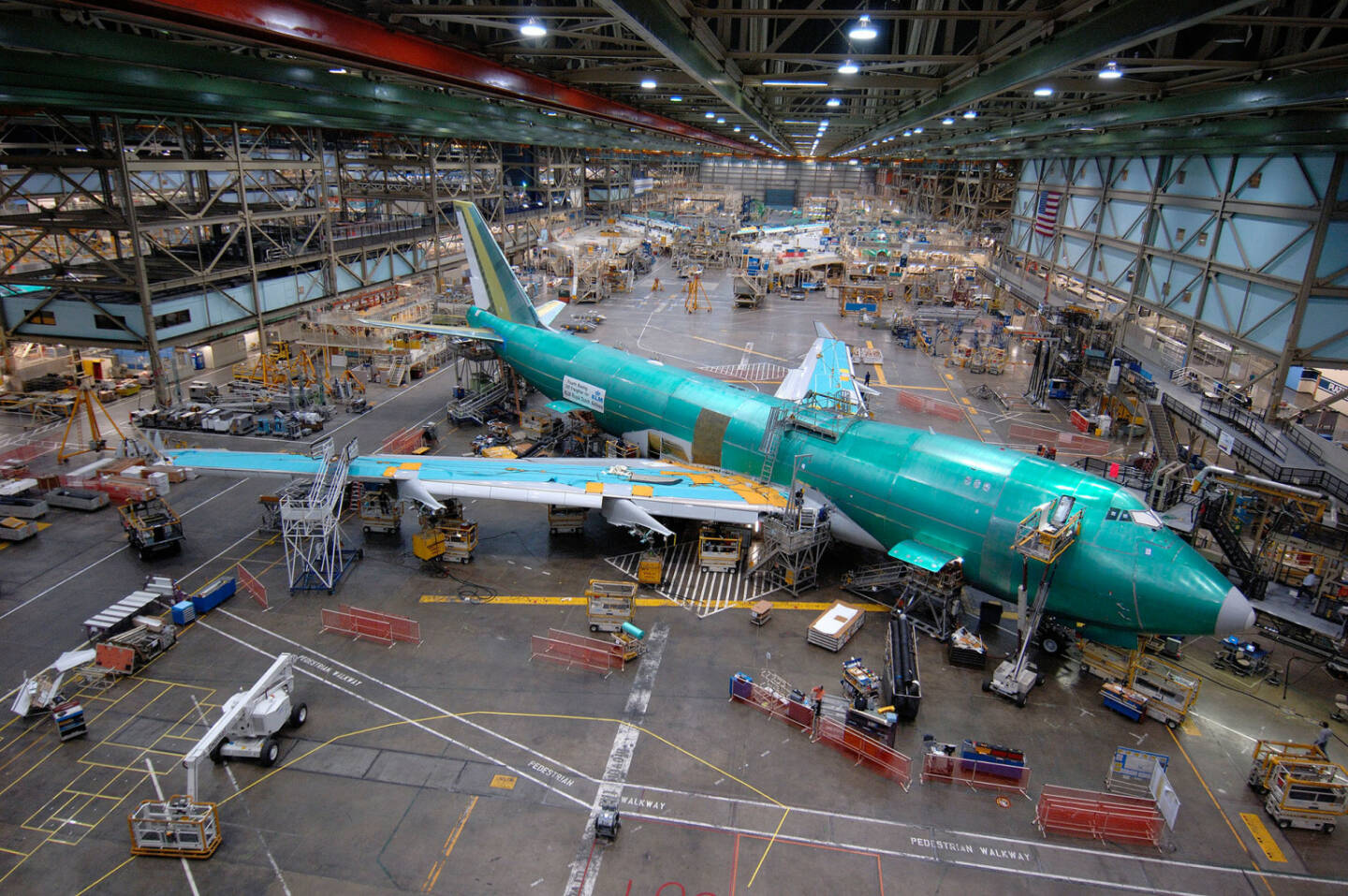 Boeing 747-400 Freighter in Final Assembly in the Everett Factory, Boeing Company
