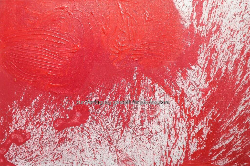 Hermann Nitsch - Ohne Titel, Acryl/Jute, 2013, 100 x 150 cm, Fotocredit: Galerie Maringer (21.03.2014) 