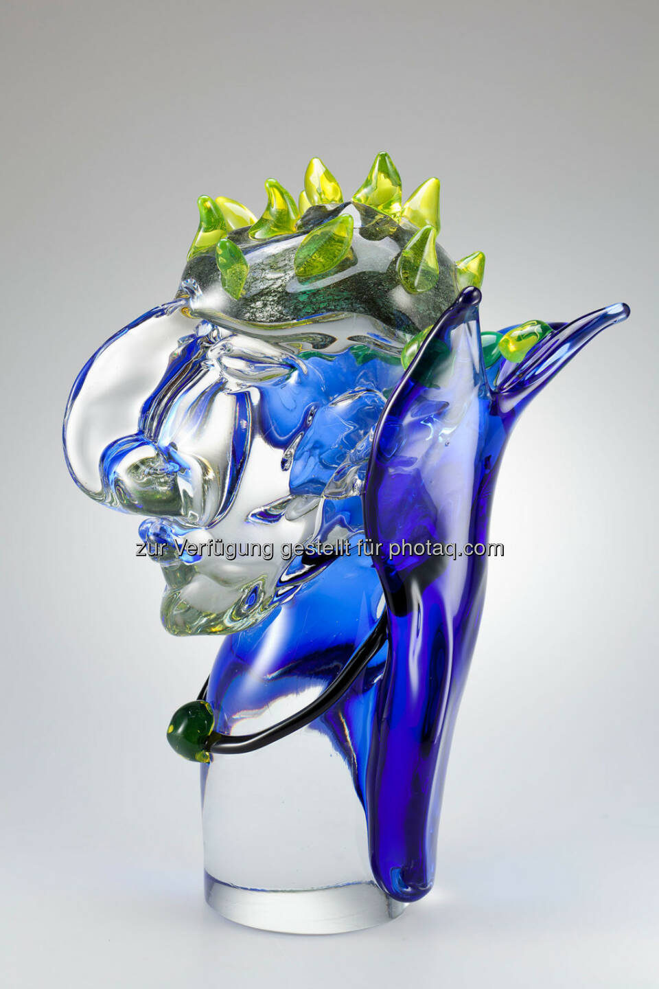 Wilhelm Krumböck, Sovrano di vetro, Glas, 1/1, 54 cm, Studio Berengo, Murano, Fotocredit: Wilhelm Krumböck