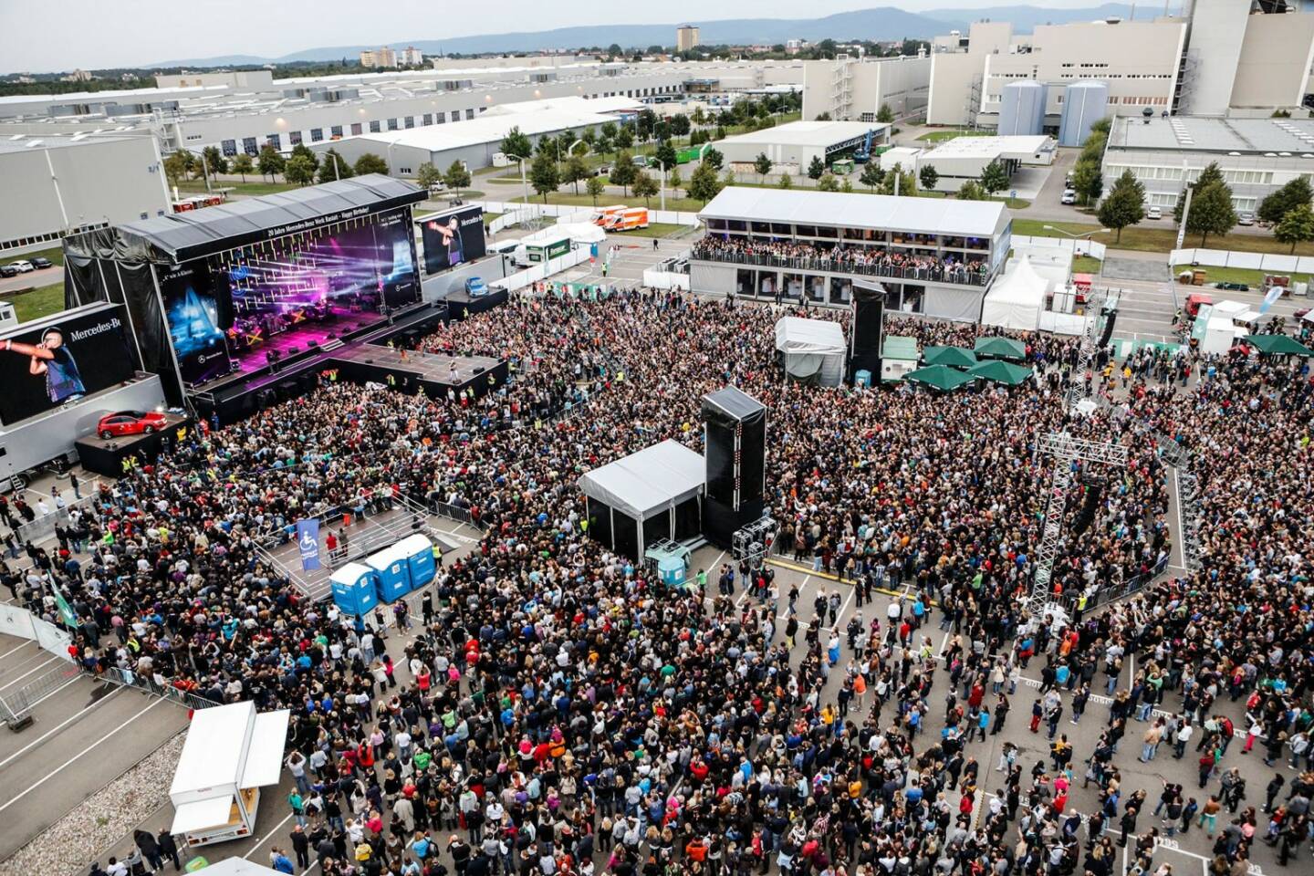 Jubiläumskonzert im September 2012 in der Fabrik, Daimler AG