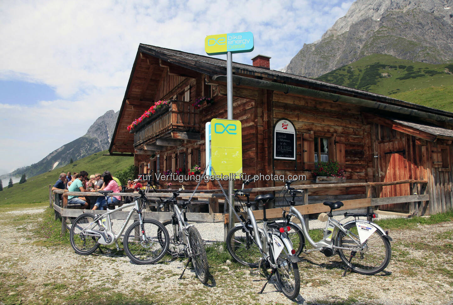 Ladestation Almhütte