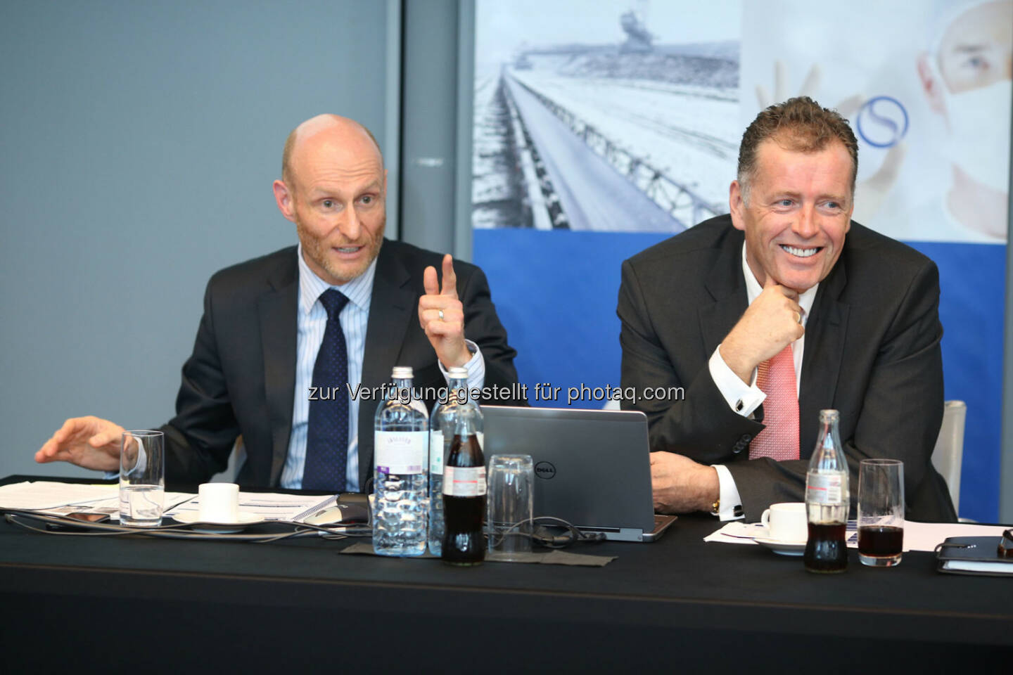Johannes Schmidt-Schultes, CFO Semperit Holding AG, Thomas Fahnemann, CEO Semperit Holding AG