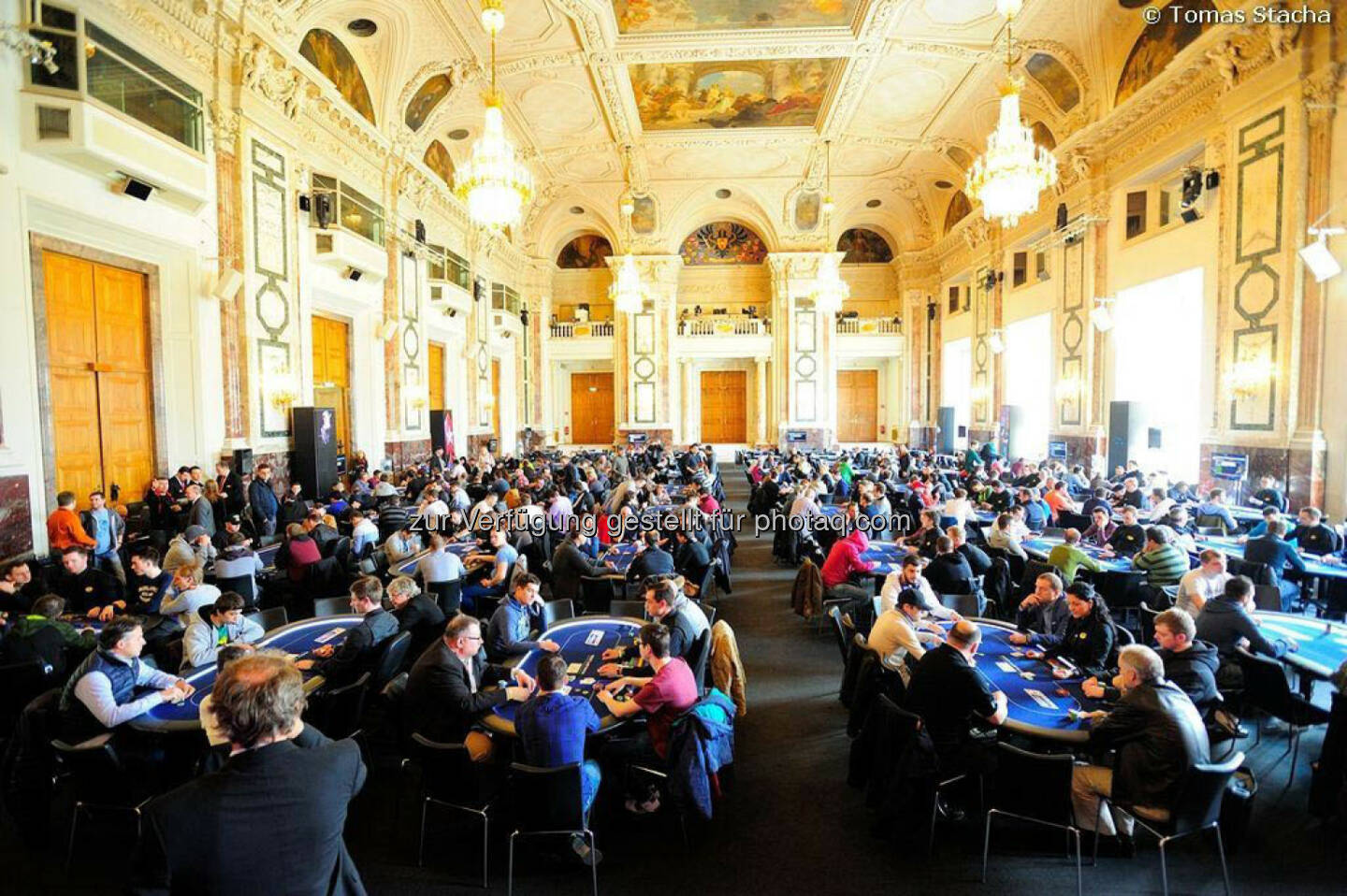 Turniersaal der PokerStars.net EPT Wien 